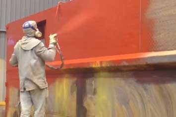 沈陽(yáng)機(jī)械設(shè)備噴漆的過程